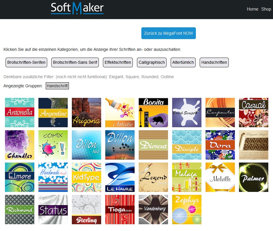 Megafont-Schriftliste mit Filter.jpg