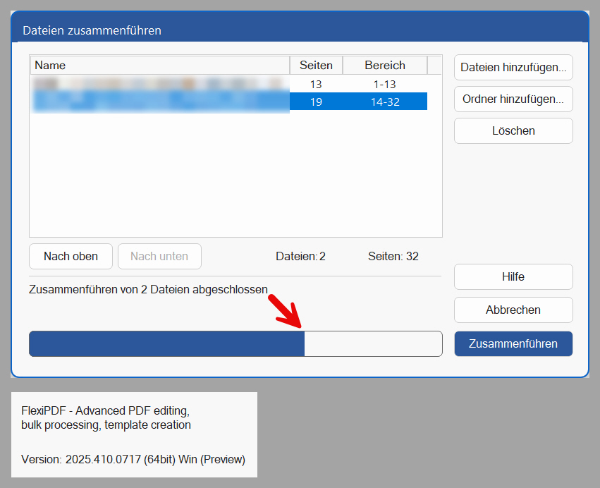 2025-08-03 FlexiPDF 64bit - Fehler bei Zusammenführung von Dateien.jpg
